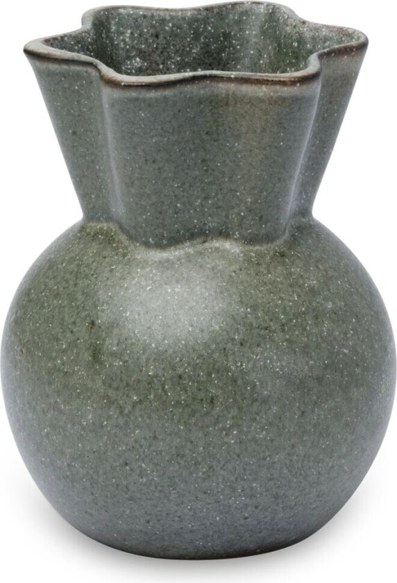 Eva Stæhr-Nielsen vase 14 cm Mosegrønn