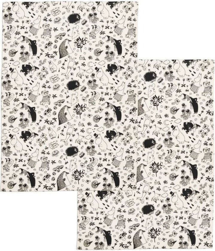 Mummi kjøkkenhåndkle 50x70 cm 2-pk Off-white