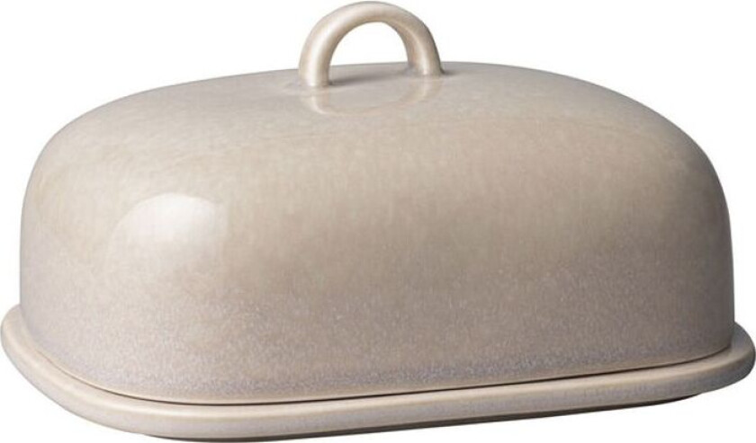 Perlemor Home smørboks 15,5x12,5 cm Beige