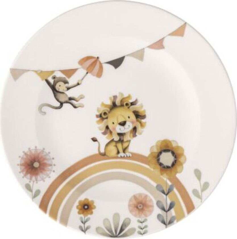 Roar like a Lion barnetallerken Ø21,5 cm Multi