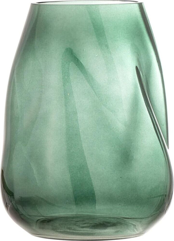 Ingolf glassvase 26 cm Grønn