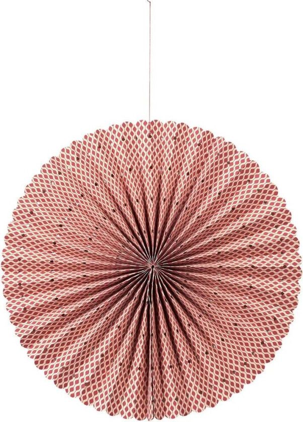 Stella rosette adventsstjerne M Pompeian red-natural