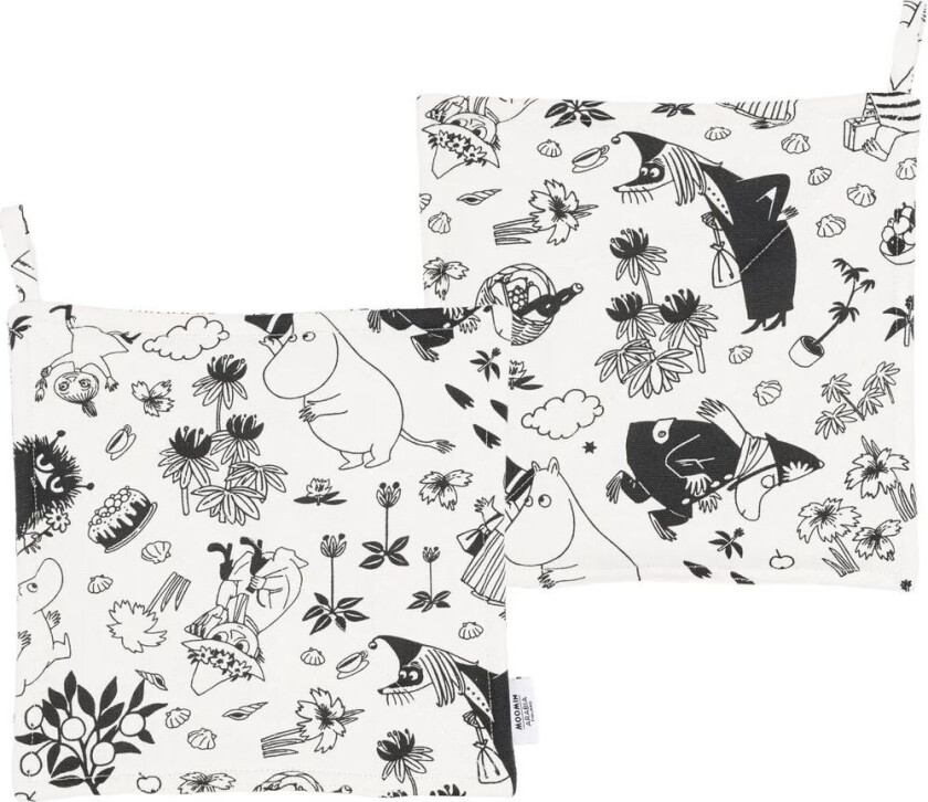 Bilde av Mummi grytelapp 22x26 cm 2-pk Off-white