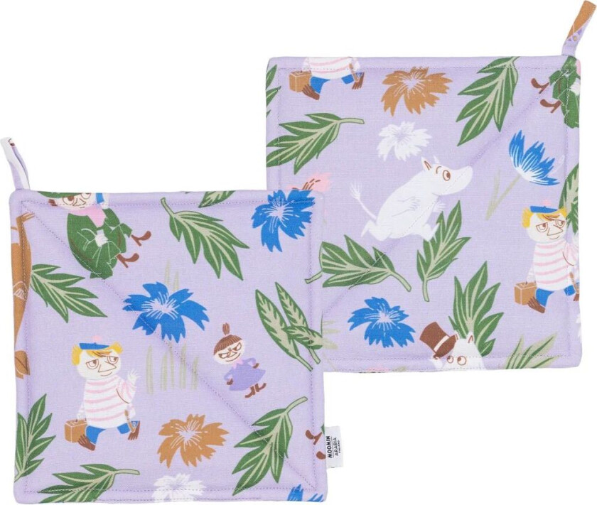 Bilde av Mummi grytelapp 22x26 cm 2-pk Lilla