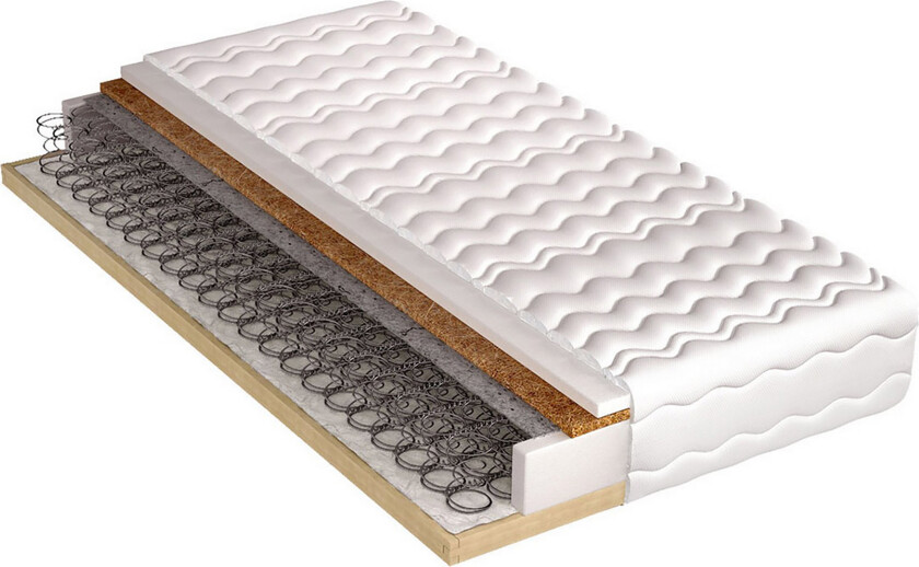 Hela Plus Madrass 200x160x22 cm - Hvit