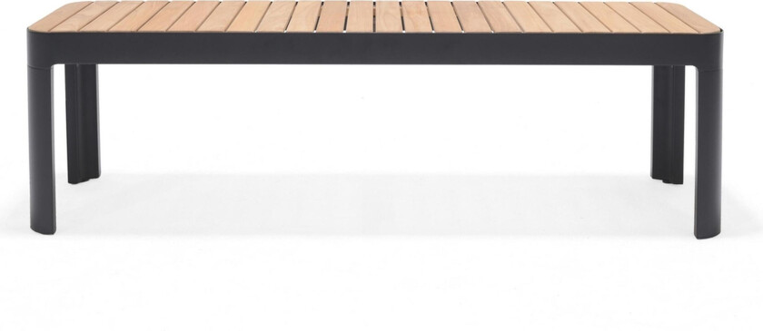 Portals Utebenk 143 cm - Svart/Tre