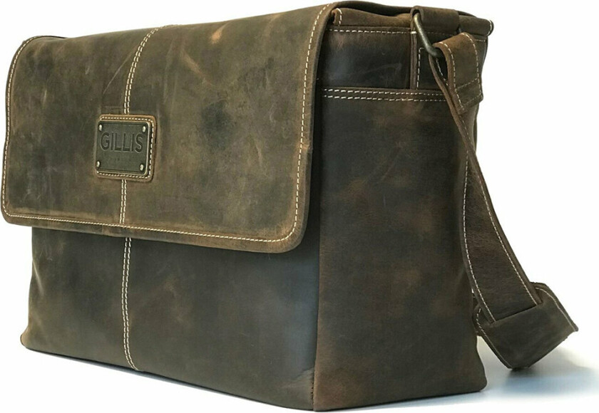 Bilde av Gillis London Trafalgar Vintage skinnveske FullFrame - Brun