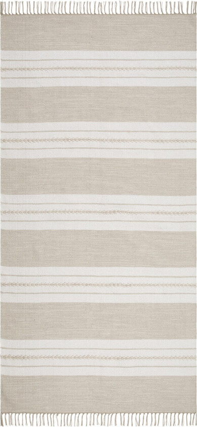 Guddi Bomullsteppe 75x220 cm Oval - Natur