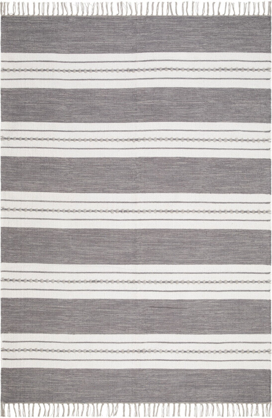 Guddi Bomullsteppe 140x200 cm Rektangulær - Grå