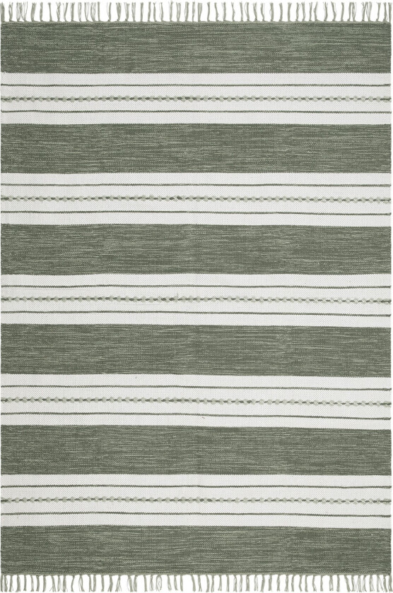 Guddi Bomullsteppe 200x300 cm Rektangulær - Grønn