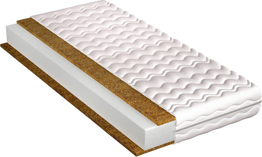 Kronos Madrass 200x160x10 cm - Hvit