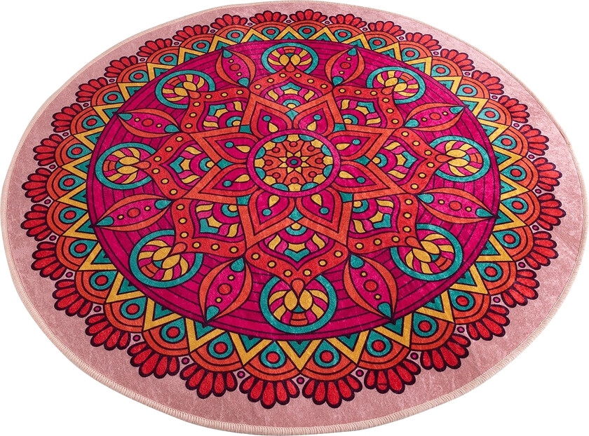 Chilai Home Badematte 100 Rund - Multi