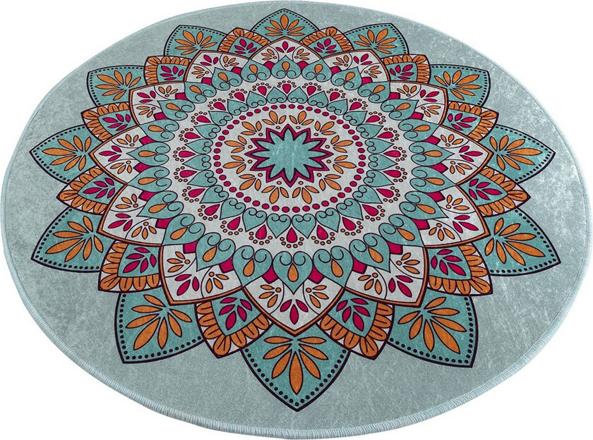 Chilai Home Badematte 100 Rund - Multi