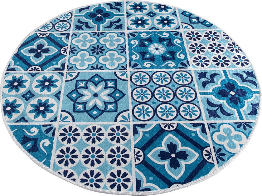 Chilai Home Badematte 100 Rund - Multi