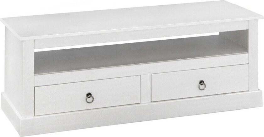 Galois TV-benk 118 cm - Hvit