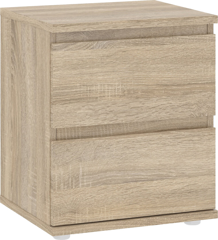 Nova Nattbord med 2 Skuffer - Eik