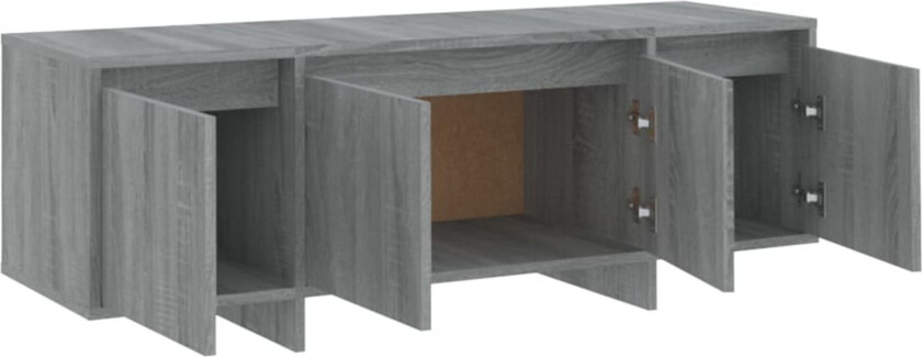 TV-benk grå sonoma eik 120x30x40,5 cm sponplate - Grå