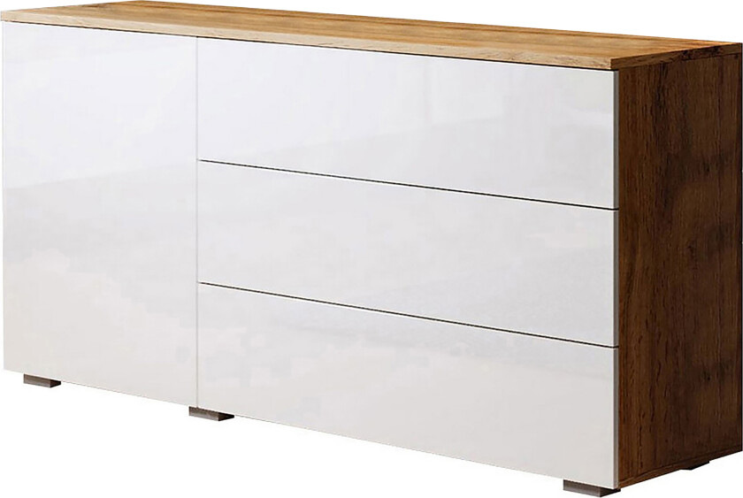 Kommode - Natur/Hvit