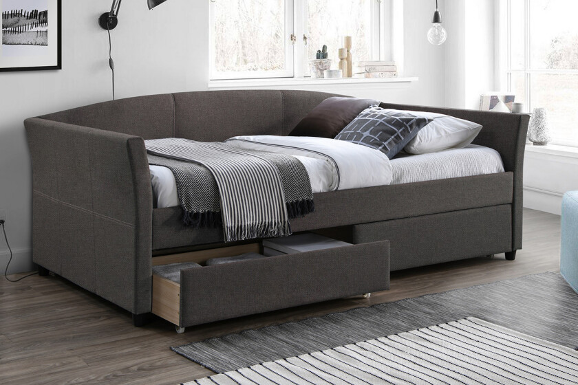 Genesis Seng med Harmony Top Madrass Grå -