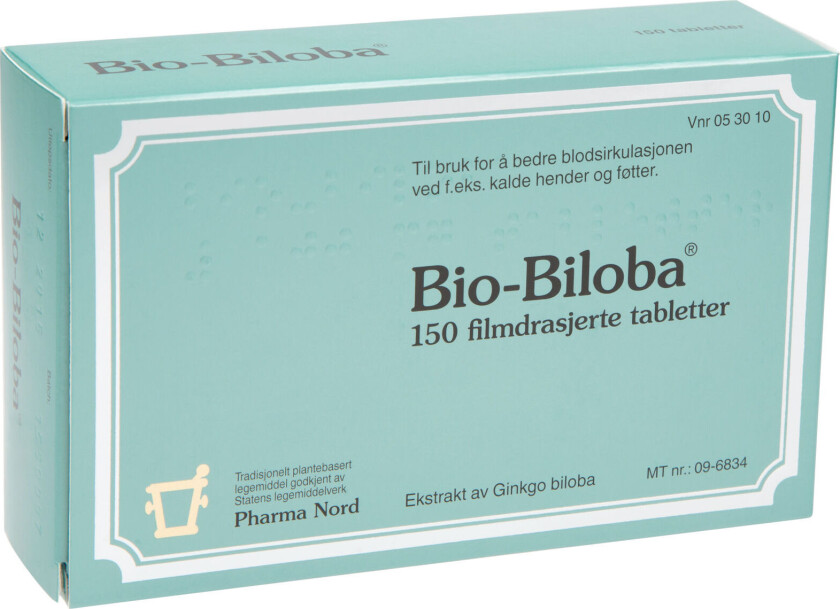 Bio-Biloba tabletter 100mg, 150 stk.