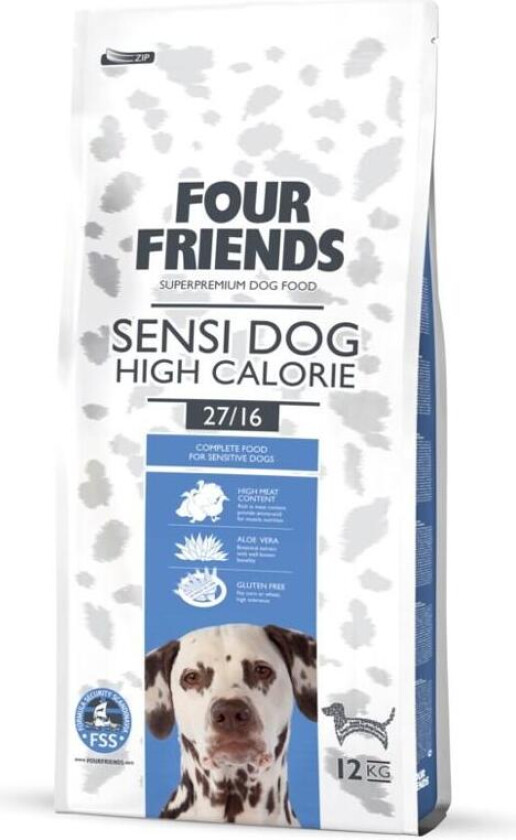 FourFriends Active Duck & Turkey (f.d. Sensi Dog High Calorie) (12 kg)
