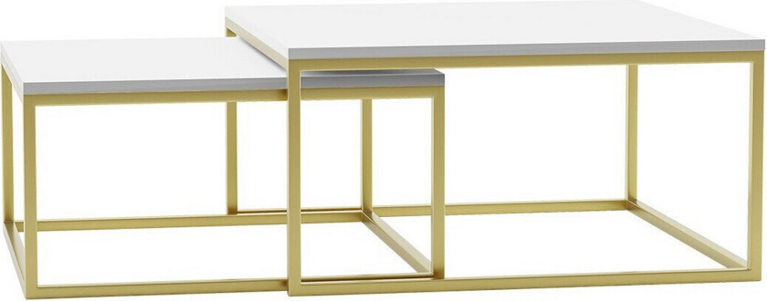 Wardner Sofabord 76 cm - Hvid