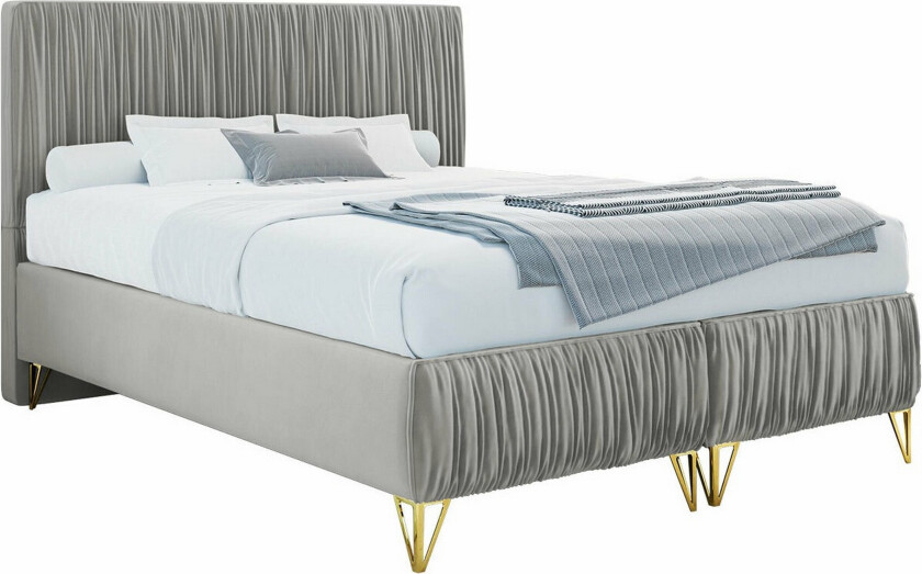 Gortin Rammeseng 180x200 cm - Lysegrå