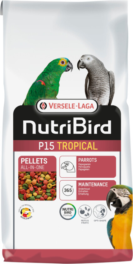 Bilde av Versele-Laga Nutribird P15 Tropical - 1 kg