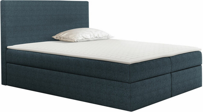 Pries Sengeramme 200x200 cm - Mørkeblå