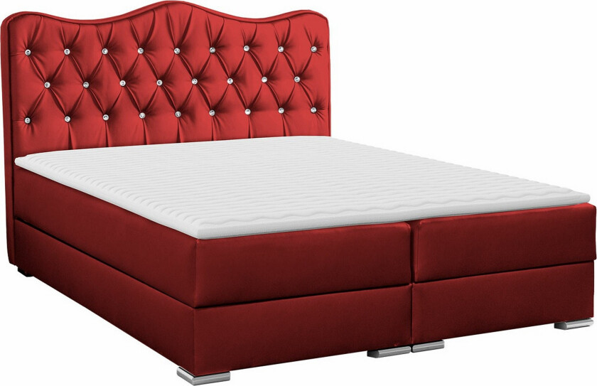 Boisdale Sengeramme 140x200 cm - Rød