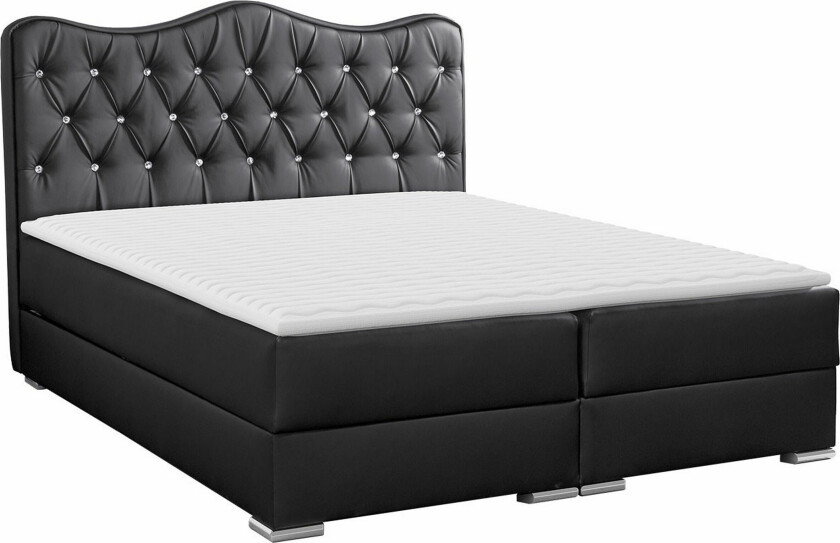 Boisdale Sengeramme 120x200 cm - Svart