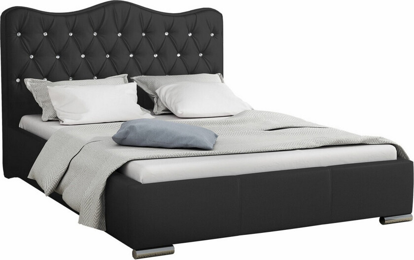 Boisdale Sengeramme 180x200 cm - Svart