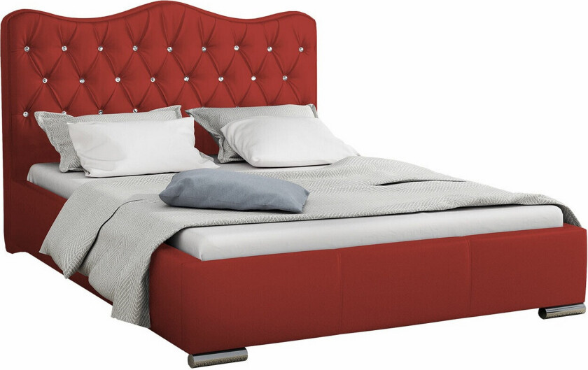 Boisdale Sengeramme 180x200 cm - Rød