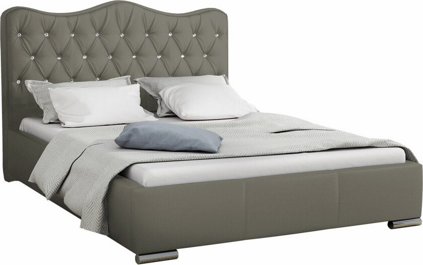 Boisdale Sengeramme 180x200 cm - Mørkegrå