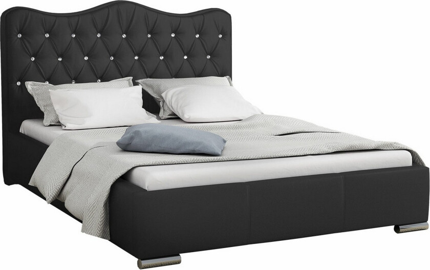 Boisdale Sengeramme 160x200 cm - Svart