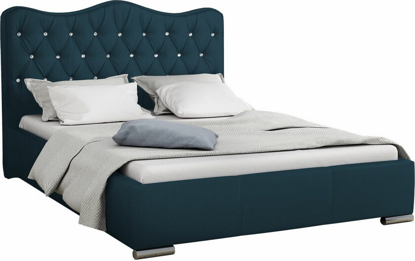 Boisdale Sengeramme 160x200 cm - Mørkeblå