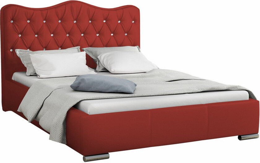 Boisdale Sengeramme 160x200 cm - Rød