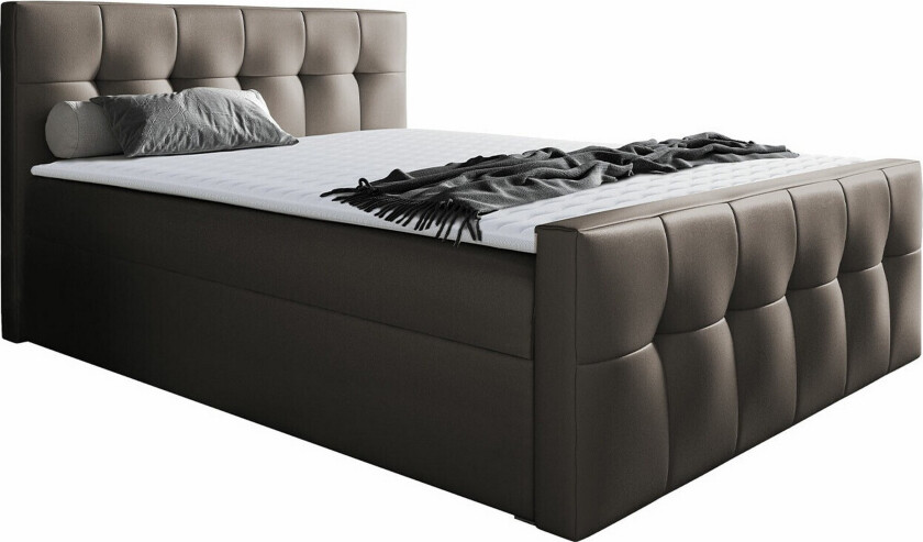 Boisdale Sengeramme 120x200 cm - Mørkebrun