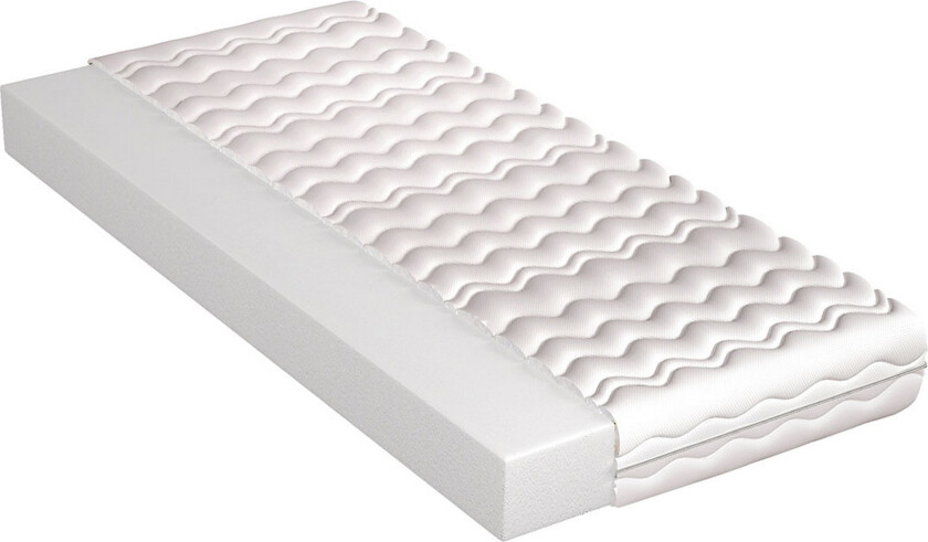 Manetto Madrass 120x200 Skum 13 cm - Hvit