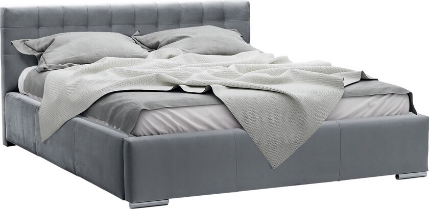 Vento Sengeramme med Oppbevaring 180x200 - Grå