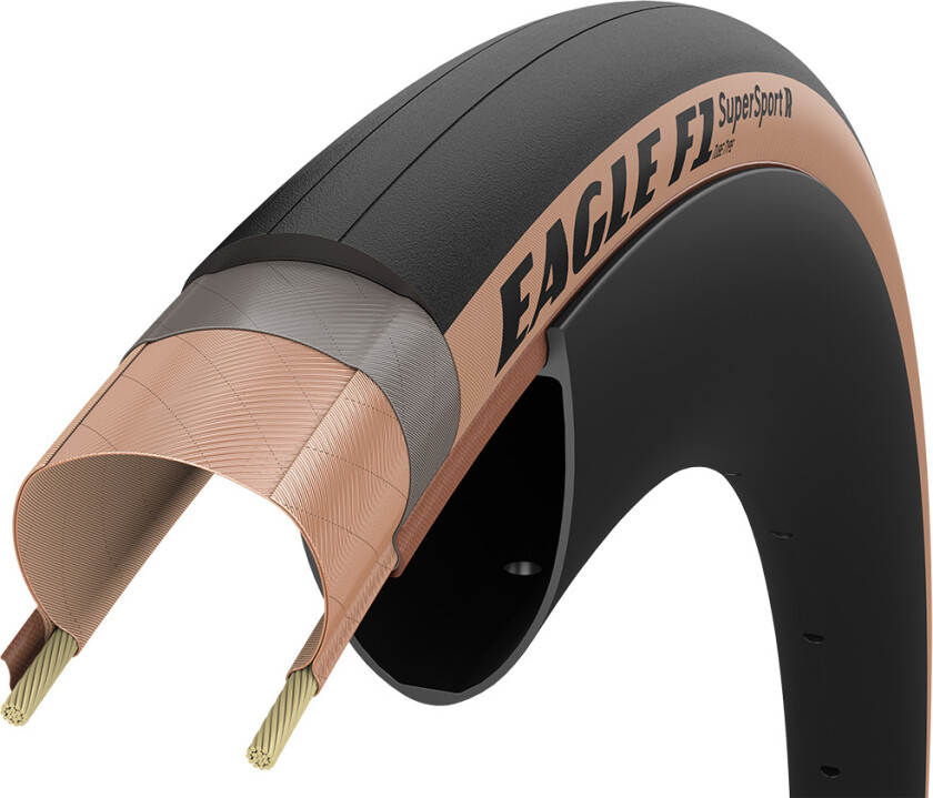 Eagle F1 SuperSport R 700 x 25C Tubeless Complete Tan