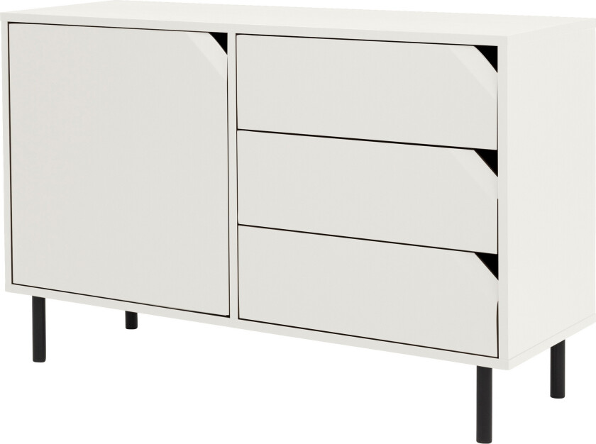 Corner Sideboard 118 cm - Hvit
