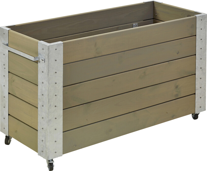 PLUS Cubic Blomsterkasser med Hjul 50x120x70 cm -