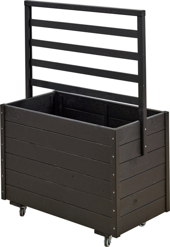 PLUS Plantekasse med Spaljé og Hjul 124 cm -