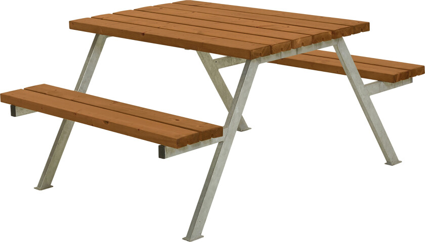 PLUS Alpha Bord/Benksett 118 cm Grunnet Teak -