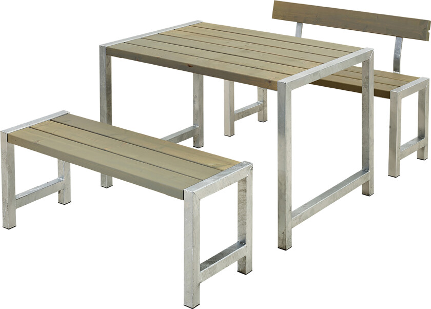 PLUS Cafésett med 1 Ryggstøtte 127 cm -