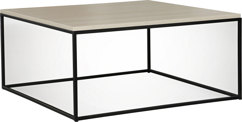 Falan Sofabord 75 cm - Hvit/Svart