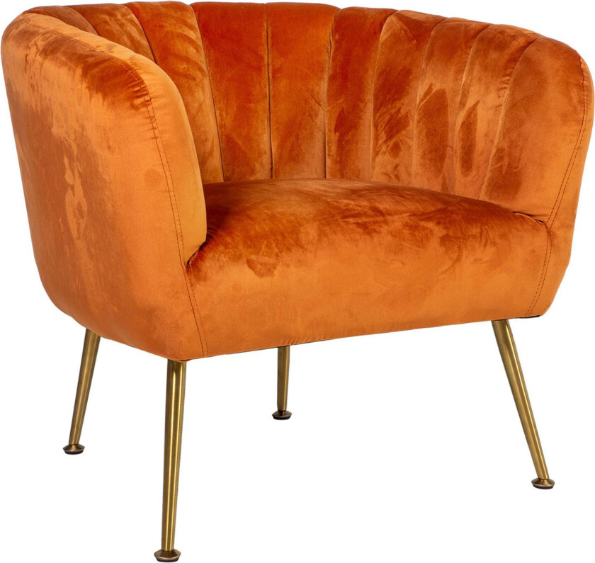 Lenestol TUCKER 78x71xH69cm rød -