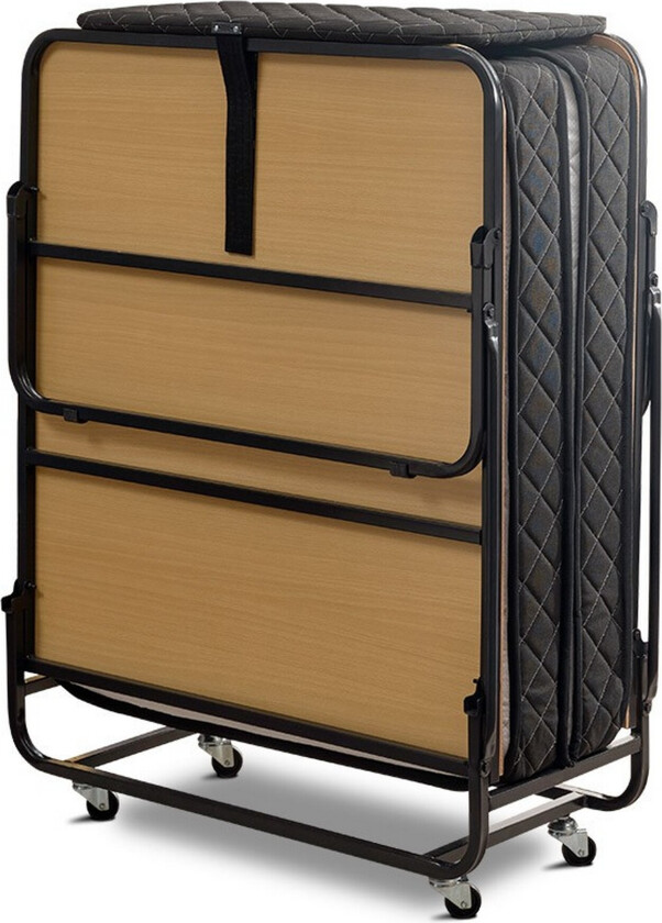 Folding Bed Hvit\|Svart -