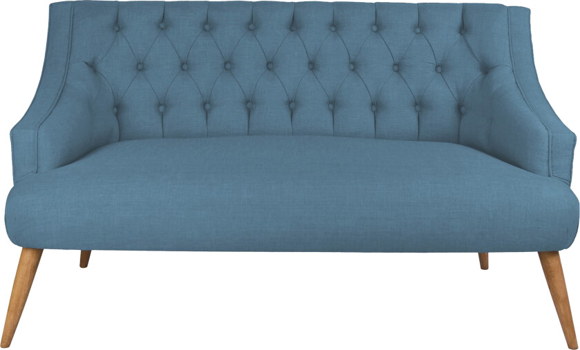 Lamonti 2-seters Sofa - Mørkeblå/Natur